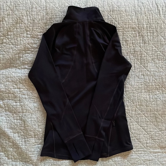 Gap Fit Navy 3/4 Zip Mockneck Running Pullover - Picture 2 of 7